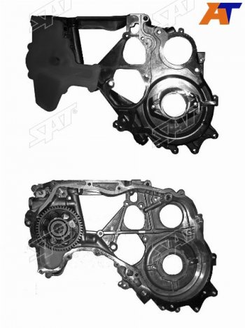 13 299 р. Насос масляный TOYOTA LC PRADOGRANVIAREGIUS ACEHIACEHILUXSURF 1KZ-T 96- SAT ST-11320-67010  с доставкой в г. Воронеж. Увеличить фотографию 1
