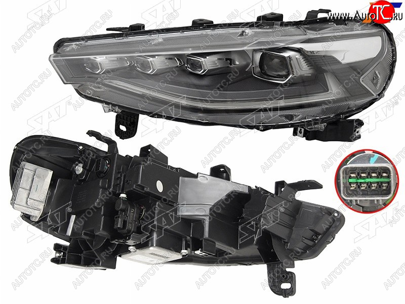 11 649 р. Фара левая (LED) SAT Haval F7x дорестайлинг (2019-2022)  с доставкой в г. Воронеж