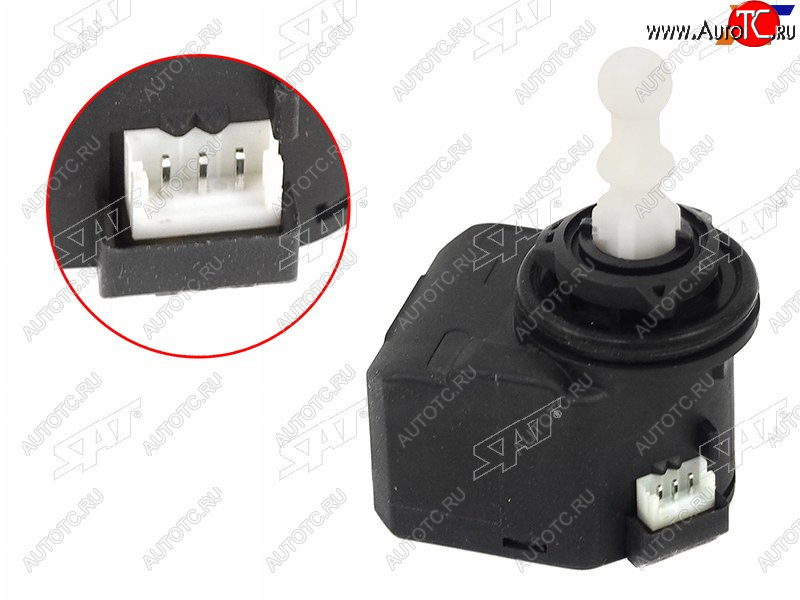 1 229 р. Моторчик фары Audi A6 04-10  Opel Astra 04-15  Volkswagen Jetta 05-10  Passat 05-11  Polo 05-20 SAT ST-13142042  с доставкой в г. Воронеж