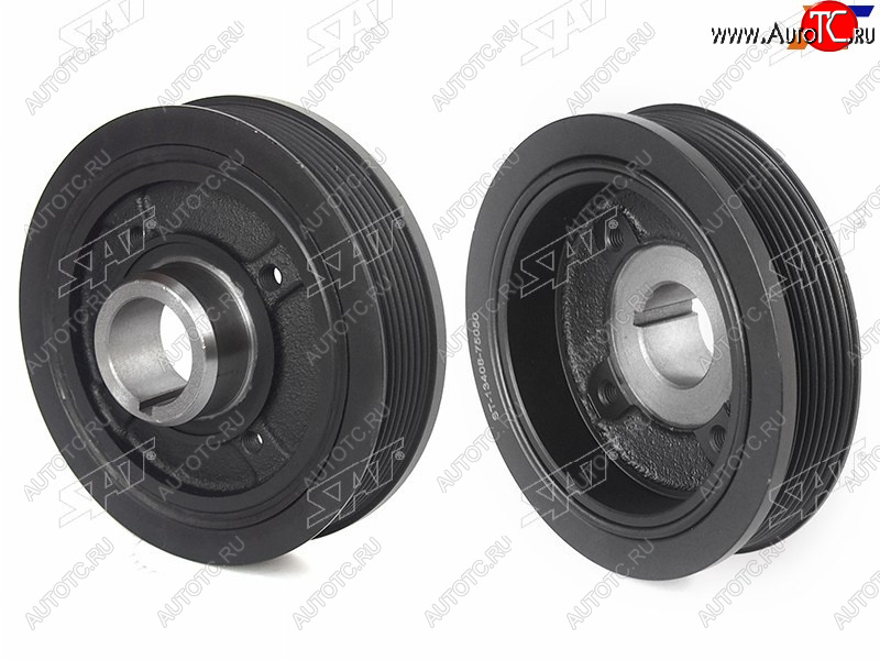 4 599 р. Шкив коленвала TOYOTA 4RUNNERCROWNDYNATOYOACEFORTUNERHIACEREGIUSACEHILUX SURFPRADO 2TRFE SAT ST-13408-75050  с доставкой в г. Воронеж