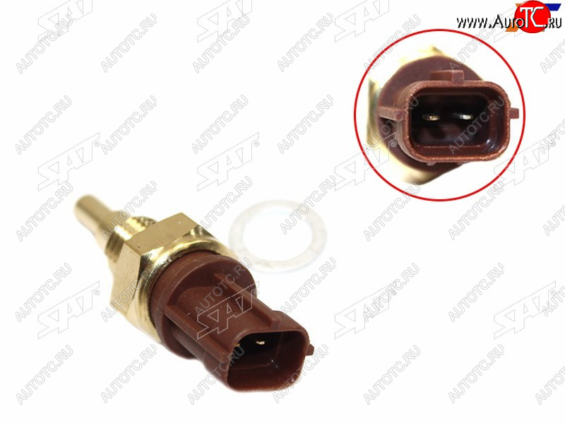 299 р. Датчик температуры охлаждающей жидкости  MOCO 02-,GRAND VITARA JB4##,SX4 RW4##,SWIFT RS4## 2.4L SAT ST-13650-73H00  с доставкой в г. Воронеж
