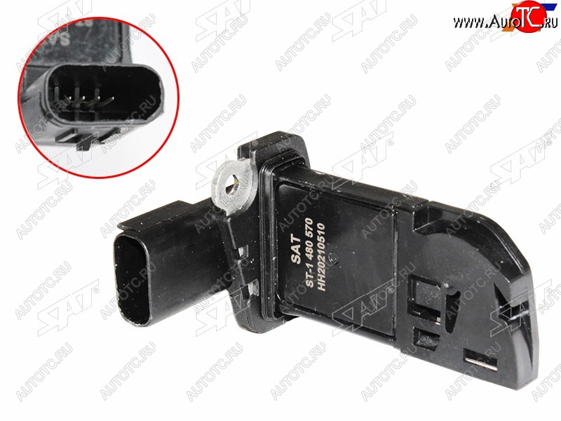 3 479 р. Датчик расхода воздуха 1,61,82,02,2TDCi C-MAX IIIFOCUS IIIIIKUGA IIIMONDEO IV 10- SAT ST-1 480 570  с доставкой в г. Воронеж