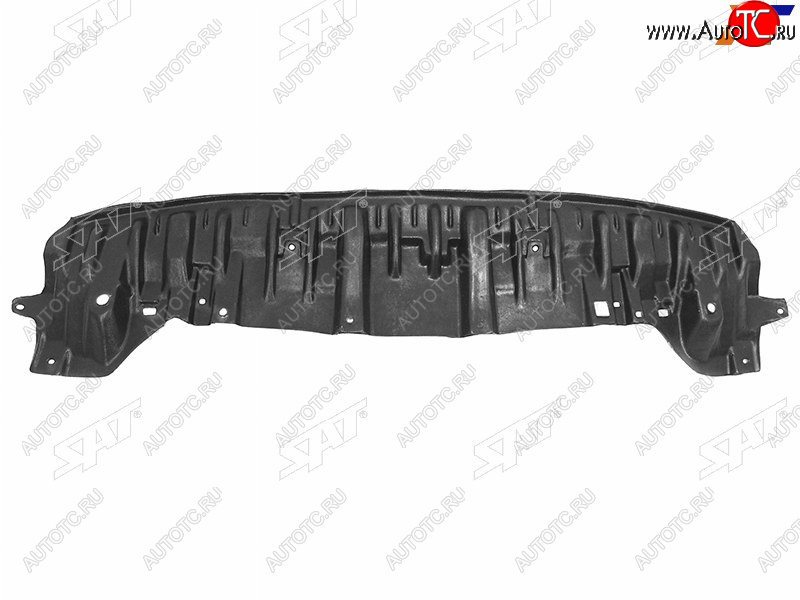 1 459 р. Защита переднего бампера (пыльник) SAT  Toyota Prius  XW30 (2009-2011) дорестайлинг  с доставкой в г. Воронеж