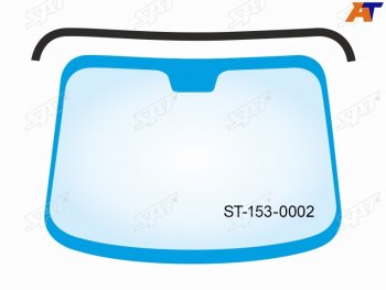 659 р. Молдинг лобового стекла (Сверху) Toyota Land Cruiser Prado (J120) 02-09  Lexus GX 02-09 SAT ST-153-0002  с доставкой в г. Воронеж. Увеличить фотографию 1