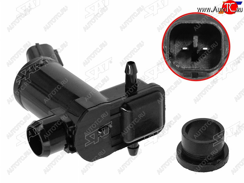 1 079 р. Мотор омывателя MITSUBISHI PAJERO SPORT 08-MONTERO SPORT 08-GRANDIS 05-10 SAT ST-160-0008  с доставкой в г. Воронеж