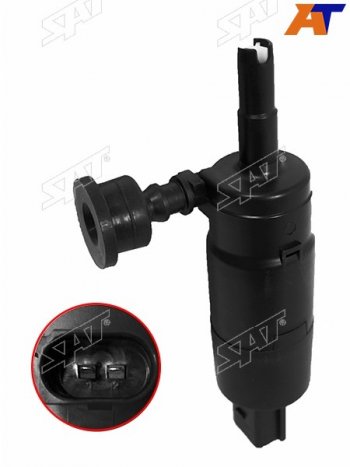 1 469 р. Мотор омывателя фар HYUNDAI I30 12-16I40 11-18SANTA FE 12-18KIA OPTIMA 16-SORENTO 09-17 SAT ST-160-0014  с доставкой в г. Воронеж. Увеличить фотографию 1