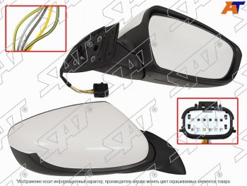 3 999 р. Зеркало Kia Ceed 12-18 (Справа Обогрев Регулировка 5 контактов) SAT ST-16-0108  с доставкой в г. Воронеж. Увеличить фотографию 1