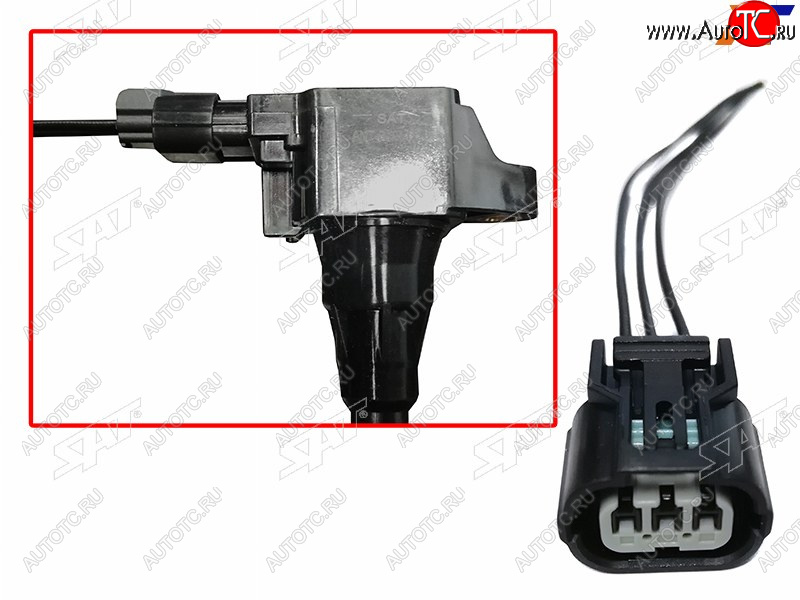 265 р. Разъем катушки зажигания HONDA CIVICFITJAZZMOBILIOPARTHER L1315 SAT ST-163-0006  с доставкой в г. Воронеж