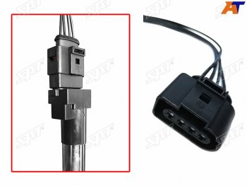 329 р. Разъем катушки зажигания AUDI A1A3A4A6A7A8RS6RS7SKODA OCTAVIARAPIDVOLKSWAGEN GOLFJETTAPA SAT ST-163-0004  с доставкой в г. Воронеж. Увеличить фотографию 1