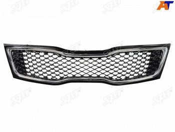Решетка радиатора SAT KIA Optima  3 TF (2013-2016) рестайлинг седан (молдинг хром)