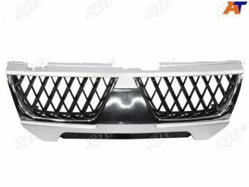 7 899 р. Решетка радиатора MITSUBISHI PAJERO SPORT 2005-2008 SAT ST-17-0065  с доставкой в г. Воронеж. Увеличить фотографию 1