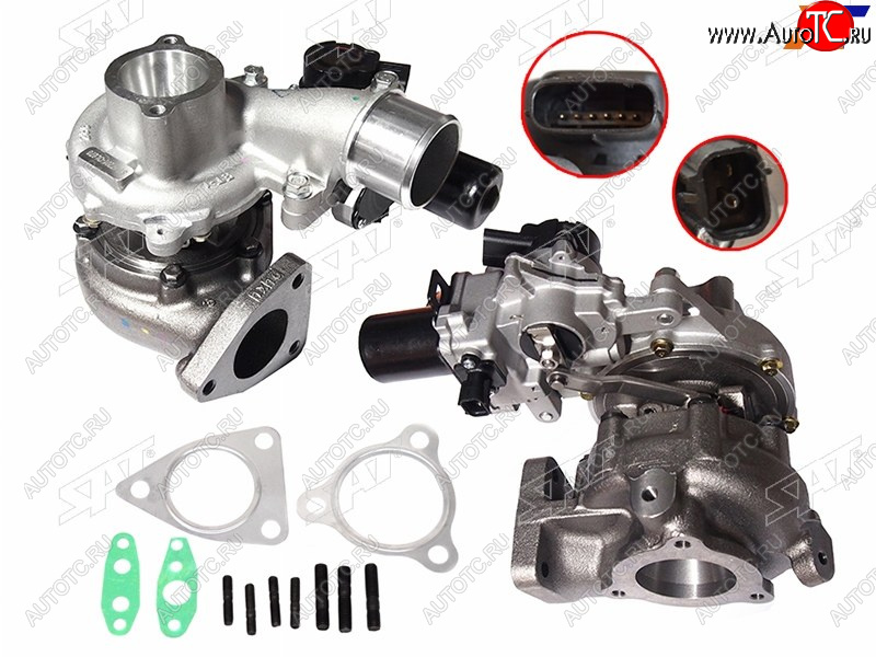 25 949 р. Турбина Toyota Hilux Pick Up 04-15  Fortuner 11-15 2KDFTV SAT ST-17201-0L070  с доставкой в г. Воронеж