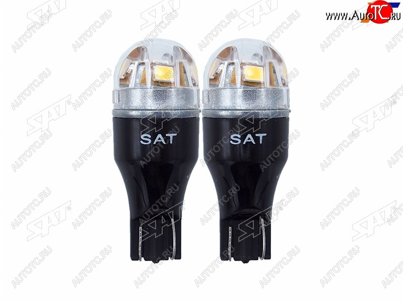 559 р. Лампа дополнительного освещения 12V W16W 1.4W150LM Canbus LED 6000-6500K, белая (Комплект 2 шт.) SAT ST-175-0058  с доставкой в г. Воронеж