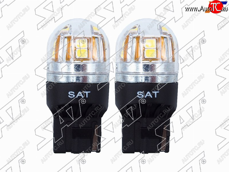 799 р. Лампа дополнительного освещения 12V W21W 2.8W320LM Canbus LED (Комплект 2 шт.) SAT ST-175-0060  с доставкой в г. Воронеж
