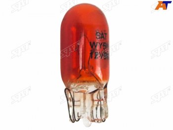 23 р. Лампа дополнительного освещения 12V 5W W5W Оранжевый цвет (без цоколя ) SAT ST-175-0055  с доставкой в г. Воронеж. Увеличить фотографию 1