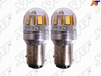 879 р. Лампа дополнительного освещения 12V P215W 2.8W0.4W320LM  Canbus LED (Комплект 2 шт.) SAT ST-175-0065  с доставкой в г. Воронеж. Увеличить фотографию 1