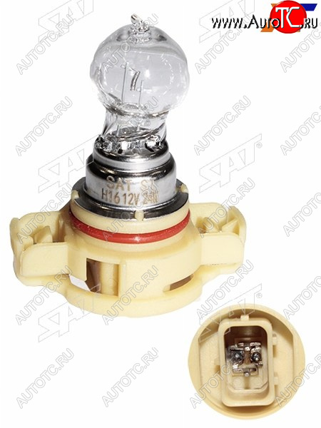 349 р. Лампа головного освещения галогенная H16 PSX24W 12V24W (Цоколь H16 Евро) SAT ST-175-0080  с доставкой в г. Воронеж