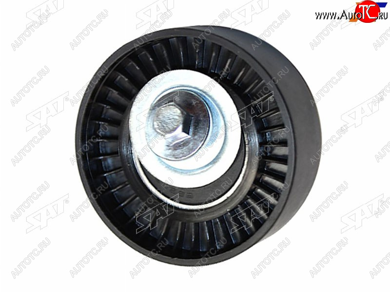 569 р. Ролик приводного ремня обводной FORD FIESTAFOCUSKUGAS-MAX 11- VOLVO V40V60S60S80 10- SAT ST-1754059  с доставкой в г. Воронеж