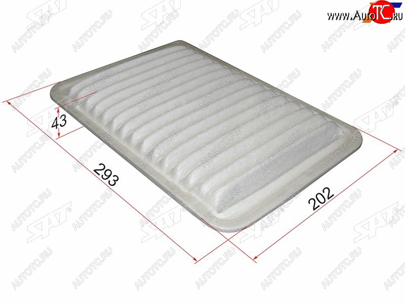 226 р. Фильтр воздушный SAT  Lexus ES250  XV60 (2012-2015), Lexus ES300h  XV60 (2012-2015), Lexus ES350 ( XV40,  XV60) (2006-2018), Toyota Camry ( XV40,  XV50) (2006-2014)  с доставкой в г. Воронеж