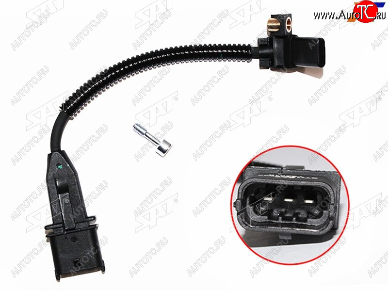 1 299 р. Датчик положения коленвала OPEL ASTRA H 04-10 ASTRA J 10- CORSA D 07- VECTRA C 02-08 SAT ST-193-0033  с доставкой в г. Воронеж