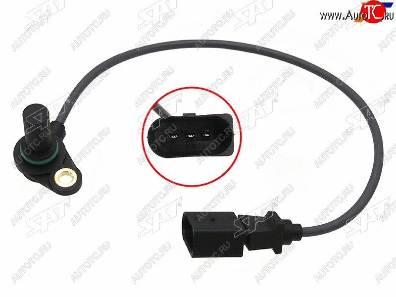 849 р. Датчик положения коленчатого вала VW GOLF 98-10 JETTA 99-07 OCTAVIA 97-11 AUDI A3 97-03 SAT ST-193-0049  с доставкой в г. Воронеж