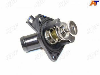 1 299 р. Термостат с прокладкой HONDA K20A,K24A ACCORD CL#,CM# 02-08,ODYSSEY RB# 03- SAT ST-19301-RAF-004  с доставкой в г. Воронеж. Увеличить фотографию 1