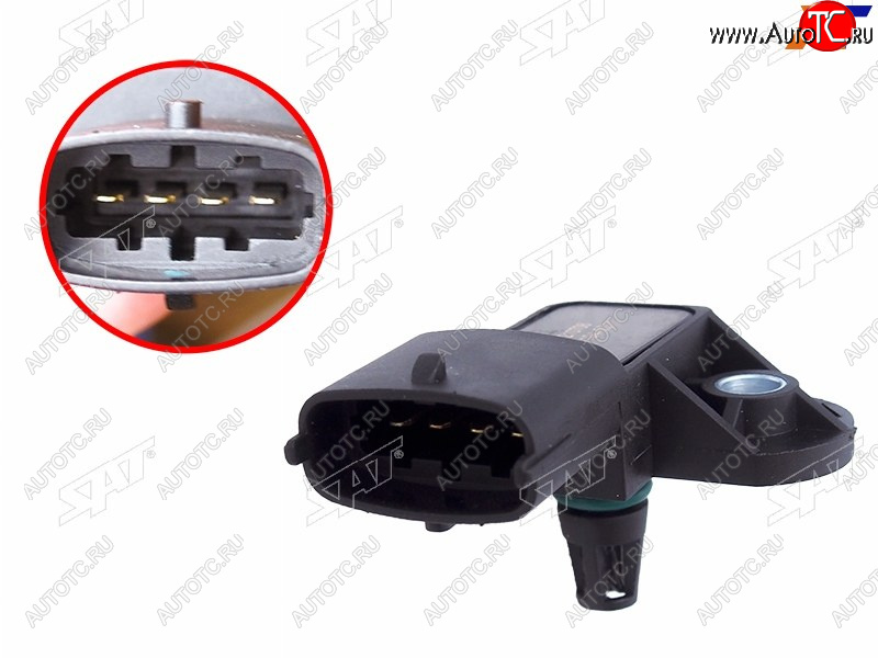 579 р. Датчик давления воздуха OPEL VECTRA C 02-09 CORSA D 06-14 ASTRA J 09-15 SAT ST-194-0011  с доставкой в г. Воронеж