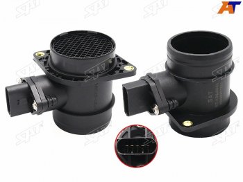 2 299 р. Расходомер воздуха VW GOLF 00-10 JETTA 99-09 TOUAREG 03-10 SAT ST-194-0046  с доставкой в г. Воронеж. Увеличить фотографию 1