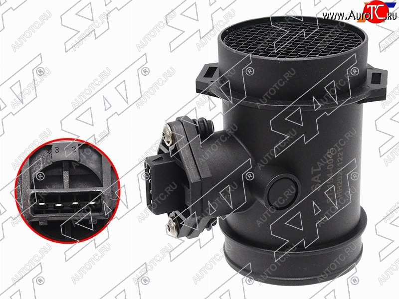 3 169 р. Расходомер воздуха FORD GALAXY 95-00 VW GOLF 92-97 TRANSPORTER T4 96-03 SAT ST-194-0045  с доставкой в г. Воронеж