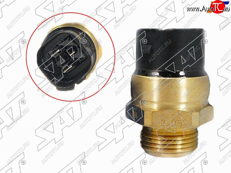 589 р. Датчик температуры включения вентилятора SKODA Octavia 04-FabiaVW BoraGolfPoloPassat 94- SAT ST-1H0 959 481 B  с доставкой в г. Воронеж
