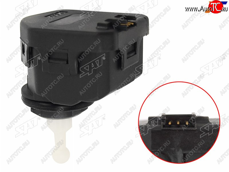 1 399 р. Моторчик фары VW PASSAT B5 00-05AUDI A4 94-01GOLF IV 97-03 SAT ST-1J0941295C  с доставкой в г. Воронеж