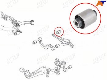 399 р. Сайлентблок Audi A3 03-13  Q3 11-19  Chery Tiggo 4 17-19  Skoda Octavia 04-13  Volkswagen Golf 0 SAT ST-1K0505311AB-B  с доставкой в г. Воронеж. Увеличить фотографию 1
