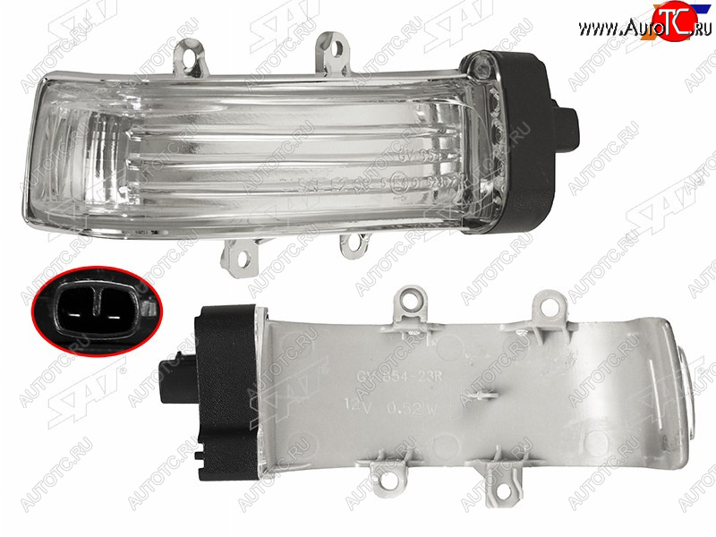 1 179 р. Поворот в зеркало (Справа) Toyota Noah 07-13  Ractis 05-10  RAV4 (XA30) 08-13  Voxy 07-13 SAT ST-202-0012  с доставкой в г. Воронеж