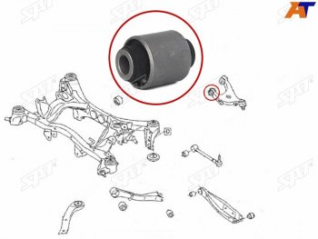 319 р. Сайлентблок Subaru Forester 07-19  Impreza 07-14  Legacy 03-15  Outback 03-15 SAT ST-20252-XA01A-BU  с доставкой в г. Воронеж. Увеличить фотографию 2