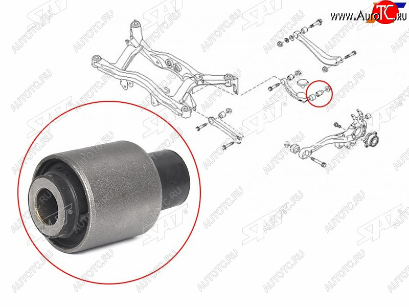 299 р. Сайлентблок Subaru Legacy 98-09  Outback 98-09  Legacy B4 98-03 SAT ST-20254-AE040  с доставкой в г. Воронеж