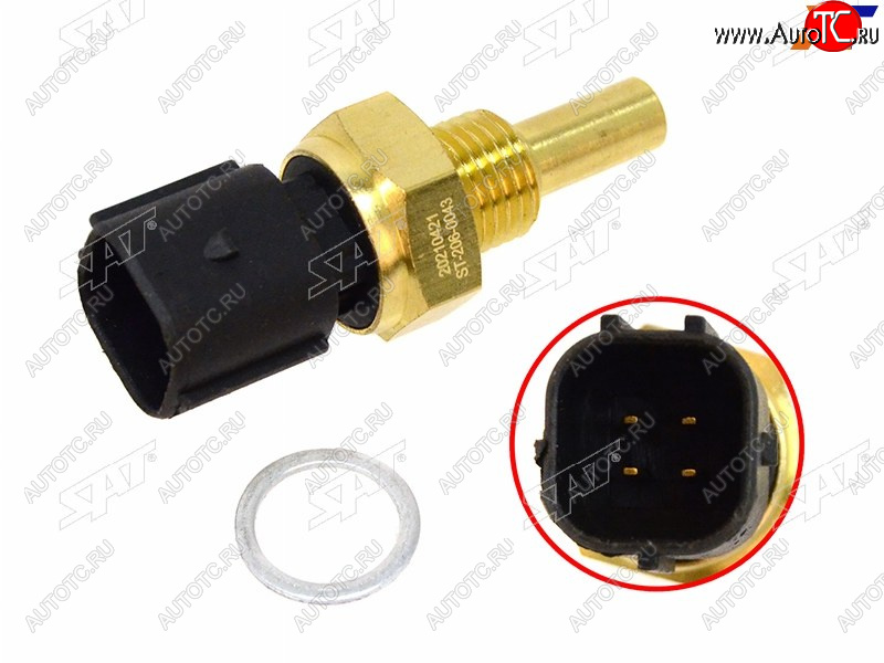 439 р. Датчик температуры ОЖ MERCEDES W210 96-02 W202 93-00 SPRINTER 95-06 VW LT 28-35 96-06              SAT ST-206-0043  с доставкой в г. Воронеж