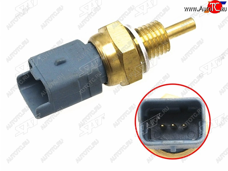 207 р. Датчик температуры ОЖ PEUGEOT 206 02-08 207 07-12 306 97-02 02-10 3074 00-10 BOXER 94-02 SAT ST-206-0081  с доставкой в г. Воронеж