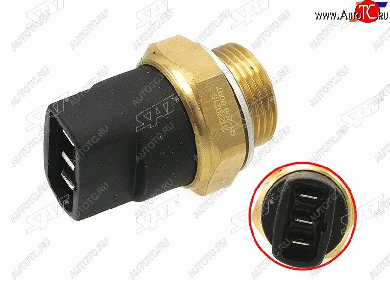 529 р. Датчик температуры ОЖ AUDI A8 94-02 VW TRANSPORTER 00-03 SAT ST-206-0097  с доставкой в г. Воронеж