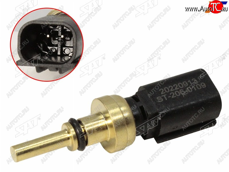1 379 р. Датчик температуры ОЖ TOYOTA CAMRY 70 17- COROLLA 18- LC 300 21- RAV4 18- HIGHLANDER 20- SAT ST-206-0109  с доставкой в г. Воронеж