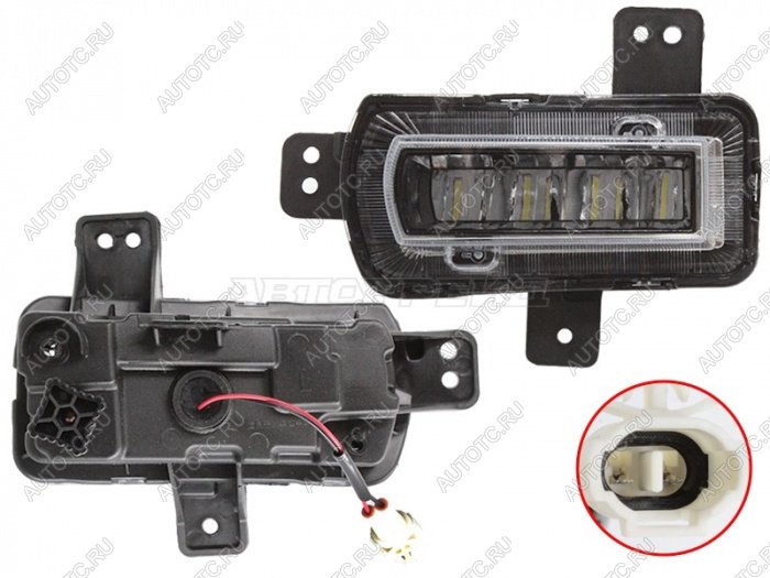 2 799 р. Левая противотуманная фара SAT Geely Coolray SX11 дорестайлинг (2018-2023)  с доставкой в г. Воронеж