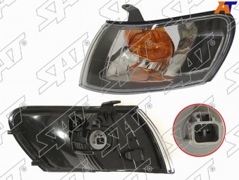 969 р. Габарит TOYOTA COROLLA 97-02 LH черный хрусталь SAT ST-212-15D8BL, st21215d8bl SAT ST-212-15D8BL  с доставкой в г. Воронеж. Увеличить фотографию 1