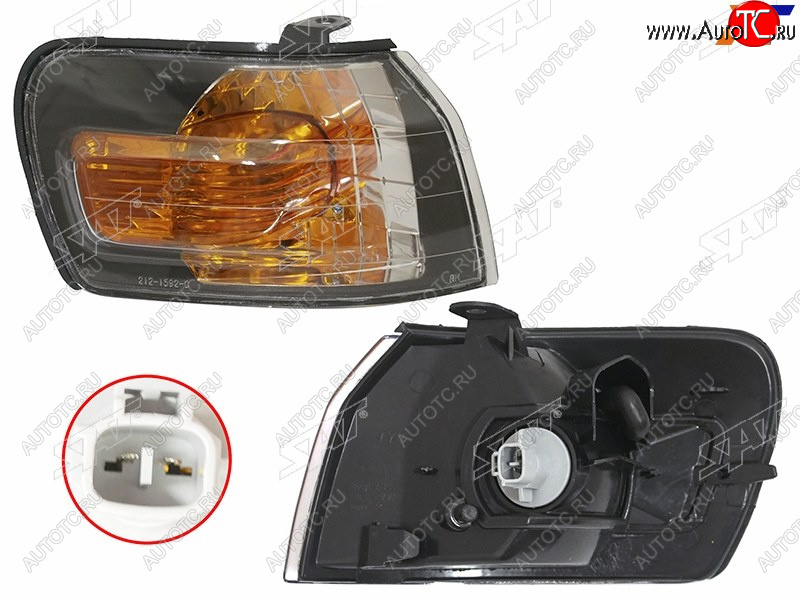 759 р. Габарит Toyota Corolla (E110) 95-97 (Справа чёрный) SAT ST-212-1592BR  с доставкой в г. Воронеж