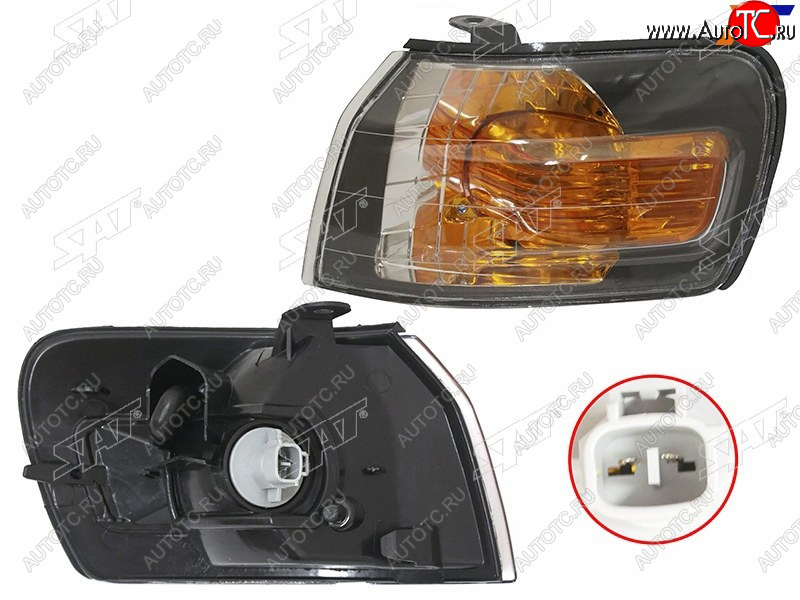 1 299 р. Габарит Toyota Corolla (E110) 95-97 (Слева чёрный) SAT ST-212-1592BL  с доставкой в г. Воронеж