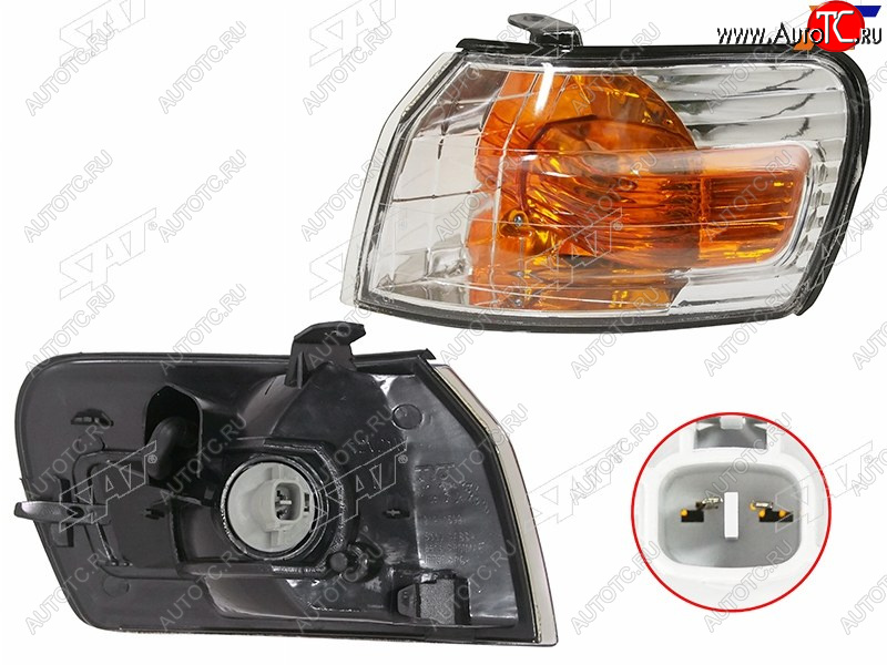 769 р. Габарит Toyota Corolla (E110) 95-97 (Слева хром) SAT ST-212-1592CL  с доставкой в г. Воронеж