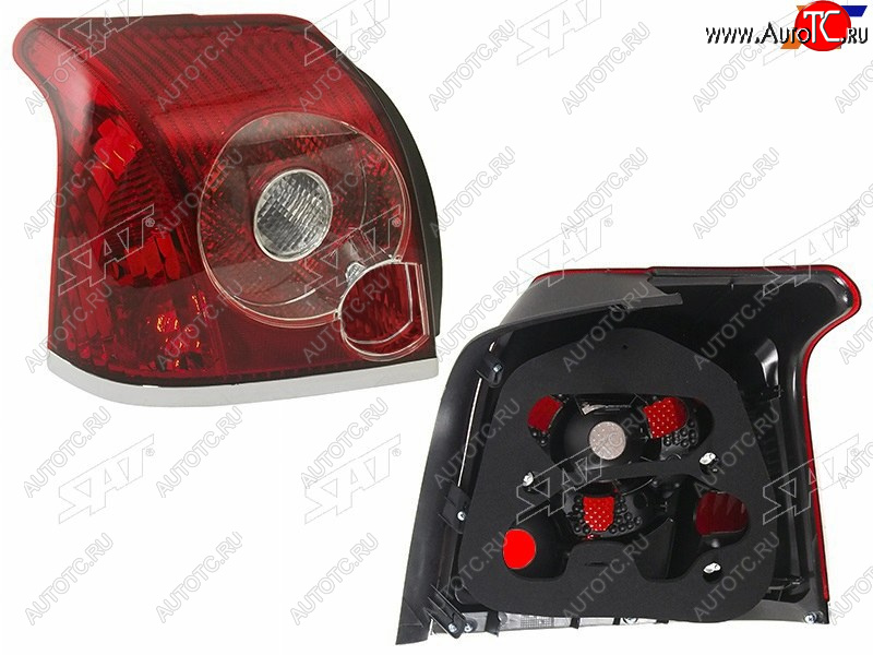 4 749 р. Фонарь задний левый SAT  Toyota Avensis  T250 седан (2006-2008) рестайлинг  с доставкой в г. Воронеж