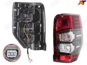 Фонарь задний правый SAT Mitsubishi L200 5 KK,KL рестайлинг (2018-2022)