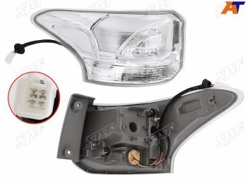 8 799 р. Фонарь задний левый (внешний, LED) SAT  Mitsubishi Outlander  GF (2014-2016) 1-ый рестайлинг  с доставкой в г. Воронеж. Увеличить фотографию 1