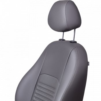 6 199 р. Комплект чехлов для сидений, (РЗСиС 60/40 Илана+Орегон), ТУРИН Lord Autofashion Chevrolet Niva 2123 дорестайлинг (2002-2008) (серый, вставка серая, строчка серая)  с доставкой в г. Воронеж. Увеличить фотографию 5