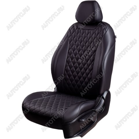 13 949 р. Комплект чехлов для сидений (РЗСиС 60/40 2Г Орегон) БАЙРОН Lord Autofashion   Chevrolet Niva  2123 (2009-2020) рестайлинг (черный, вставка черная, строчка черная)  с доставкой в г. Воронеж