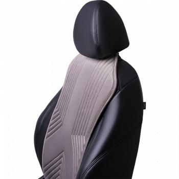 2 579 р. Накидка на сиденье (1 место Афины) ЛЮКС ст ВАН ВЭЙ Lord Autofashion   (серый, строчка серая)  с доставкой в г. Воронеж. Увеличить фотографию 7